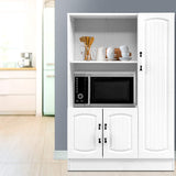 NNEDSZ Buffet Sideboard Cabinet Storage Cupboard Doors White Kitchen Hallway