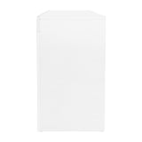 NNEDSZ TV Cabinet Entertainment Unit Stand RGB LED Gloss Furniture 160cm White