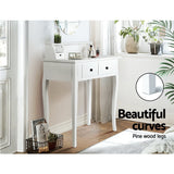NNEDSZ Dressing Table Console Table Jewellery Cabinet 4 Drawers Wooden Furniture