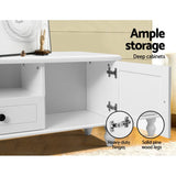 NNEDSZ TV Cabinet Entertainment Unit Stand French Provincial Storage 160cm KUBI