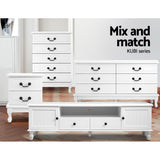 NNEDSZ TV Cabinet Entertainment Unit Stand French Provincial Storage 160cm KUBI