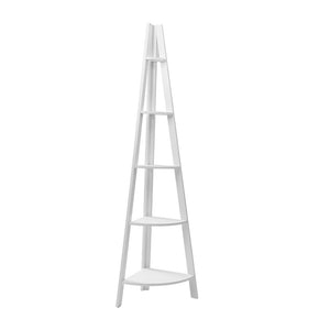 NNEDSZ 5 Tier Corner Ladder Display Shelf Home Storage Plant Stand Bookshelf
