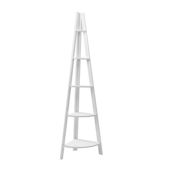 NNEDSZ 5 Tier Corner Ladder Display Shelf Home Storage Plant Stand Bookshelf