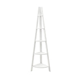 NNEDSZ 5 Tier Corner Ladder Display Shelf Home Storage Plant Stand Bookshelf