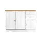 NNEDSZ Buffet Sideboard Storage Cabinet Kitchen Cupboard Drawer Table Hallway
