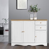 NNEDSZ Buffet Sideboard Storage Cabinet Kitchen Cupboard Drawer Table Hallway