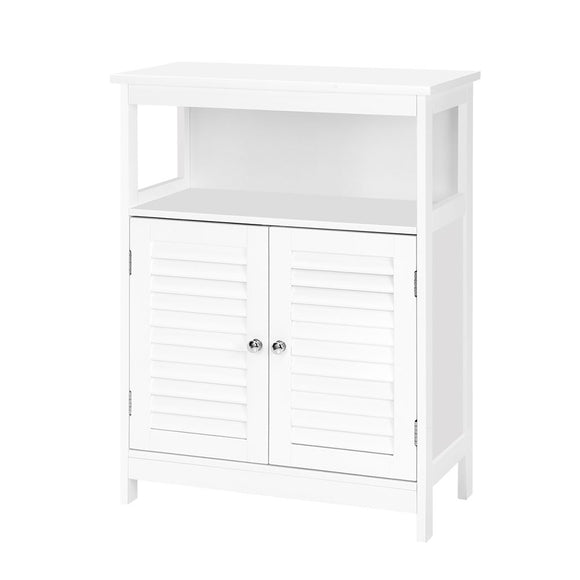 NNEDSZ Buffet Sideboard Cabinet Kitchen Bathroom Storage Cupboard Hallway White Shelf
