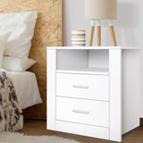 NNEDSZ Bedside Tables Drawers Storage Cabinet Drawers Side Table White