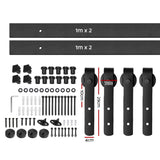 NNEDSZ Sliding Barn Door Hardware Track Set Home Office Bedroom Interior Closet