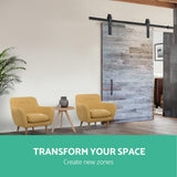 NNEDSZ Sliding Barn Door Hardware Track Set Home Office Bedroom Interior Closet
