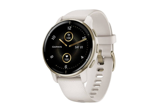 NNEKG Venu 2 Plus GPS Ivory + Cream Gold