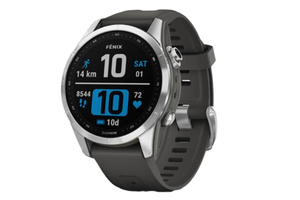 NNEKG fēnix® 7S Silver with Graphite Band Multisport GPS Watch