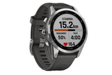 NNEKG fēnix® 7S Silver with Graphite Band Multisport GPS Watch