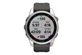 NNEKG fēnix® 7S Silver with Graphite Band Multisport GPS Watch