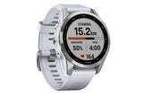 NNEKG fēnix® 7S Silver with Whitestone Band Multisport GPS Watch