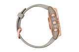 NNEKG fēnix® 7S Solar Rose Gold with Light Sand Band Multisport GPS Watch