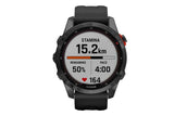 NNEKG fēnix® 7S Solar Slate Gray with Black Band Multisport GPS Watch