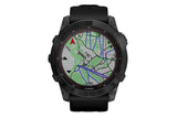 NNEKG fēnix® 7X Sapphire Solar Black DLC Titanium with Black Band Multisport GPS Watch