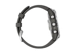 NNEKG epix (Gen 2) Silver with Graphite Band Premium Active Smart Watch