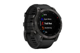 NNEKG epix (Gen 2) Carbon Grey DLC Titanium with Black Band Premium Active Smart Watch