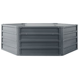 NNEDSZ Garden Bed 2PCS 130X130X46CM Galvanised Steel Raised Planter