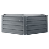 NNEDSZ Garden Bed 2PCS 130X130X46CM Galvanised Steel Raised Planter