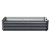 NNEDSZ Greenfingers Garden Bed 2PCS 150X90X30CM Galvanised Steel Raised Planter