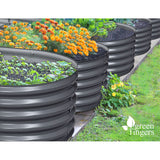 NNEDSZ 320X80X42CM Galvanised Raised Garden Bed Steel Instant Planter