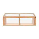 NNEDSZ Garden Bed Raised Wooden Planter Box Vegetables 110x58x41.5cm