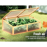 NNEDSZ Garden Bed Raised Wooden Planter Box Vegetables 110x58x41.5cm