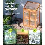 NNEDSZ Garden Bed Raised Wooden Planter Box Vegetables 60x46x100cm
