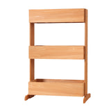 NNEDSZ Garden Bed Raised Wooden Planter Box Vegetables 69x39x106cm