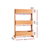 NNEDSZ Garden Bed Raised Wooden Planter Box Vegetables 69x39x106cm