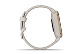 NNEKG Venu Sq Music Edition (Rose Gold Aluminium Bezel with Light Sand Case and Silicone Band)