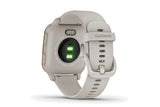 NNEKG Venu Sq Music Edition (Rose Gold Aluminium Bezel with Light Sand Case and Silicone Band)