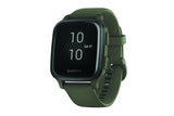 NNEKG Venu Sq Music Edition (Slate Aluminium Bezel with Moss Case and Silicone Band)