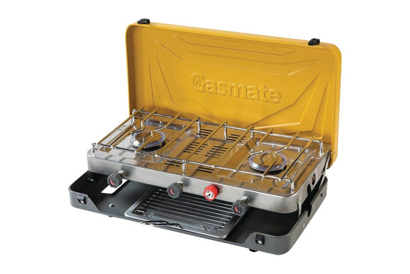 NNEKG Classic 2 Burner with Grill LPG Stove