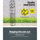 NNEDSZ Gazebo 4x3m Party Marquee Outdoor Wedding Event Tent Iron Art Canopy Grey