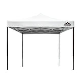 NNEDSZ Instahut Gazebo Pop Up Marquee 3x3 Outdoor Wedding Base Pod Kit White
