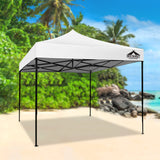 NNEDSZ Instahut Gazebo Pop Up Marquee 3x3 Outdoor Wedding Base Pod Kit White