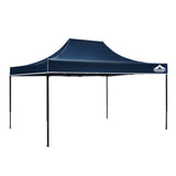 NNEDSZ Gazebo Pop Up Marquee 3x4.5m Outdoor Tent Folding Wedding Gazebos Navy