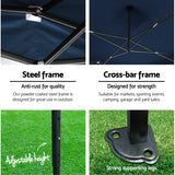 NNEDSZ Gazebo Pop Up Marquee 3x4.5m Outdoor Tent Folding Wedding Gazebos Navy