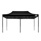 NNEDSZ Gazebo Pop Up Marquee 3x6m Outdoor Tent Folding Wedding Gazebos Black