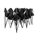 NNEDSZ Gazebo Pop Up Marquee 3x6m Outdoor Tent Folding Wedding Gazebos Black