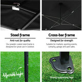 NNEDSZ Gazebo Pop Up Marquee 3x6m Outdoor Tent Folding Wedding Gazebos Black