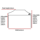 NNEDSZ Gazebo Pop Up Marquee 3x6m Outdoor Tent Folding Wedding Gazebos Green