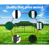 NNEDSZ Gazebo Pop Up Marquee 3x6m Outdoor Tent Folding Wedding Gazebos Green