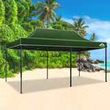 NNEDSZ Gazebo Pop Up Marquee 3x6m Outdoor Tent Folding Wedding Gazebos Green
