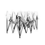 NNEDSZ Instahut Gazebo Pop Up Marquee 3x6 Outdoor Wedding Base Pod Kit White