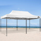 NNEDSZ Instahut Gazebo Pop Up Marquee 3x6 Outdoor Wedding Base Pod Kit White
